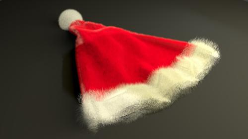Fluffy Santa Hat preview image